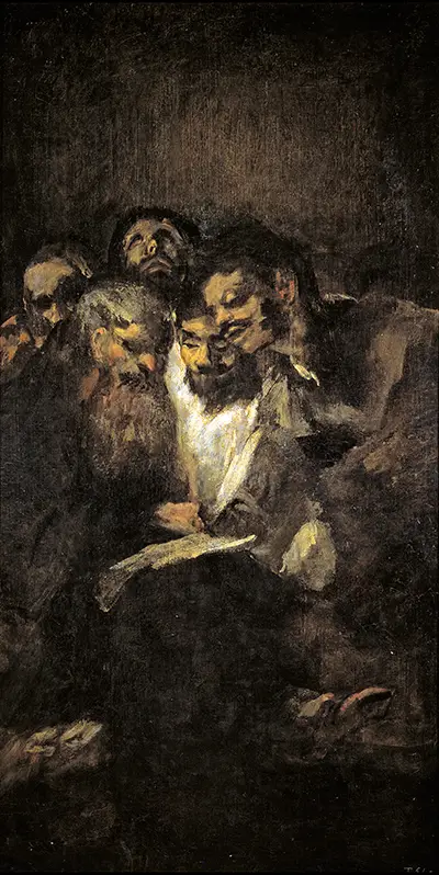 Men Reading Francisco de Goya